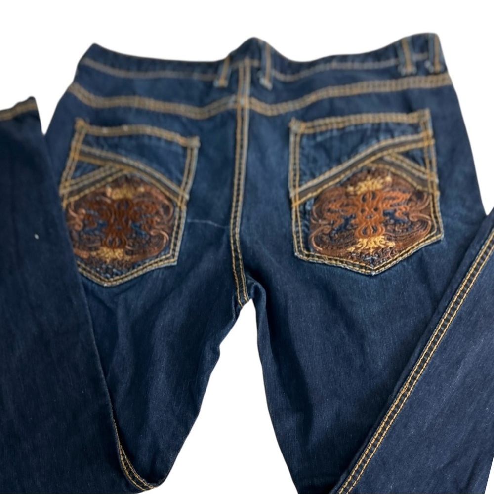 Royal Prestige Men’s Dark Wash Jeans Size 38x34 Streetwear Preppy Casual Logo